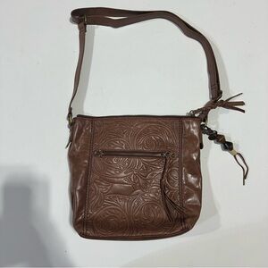 The sak western style brown Crossbody bag
